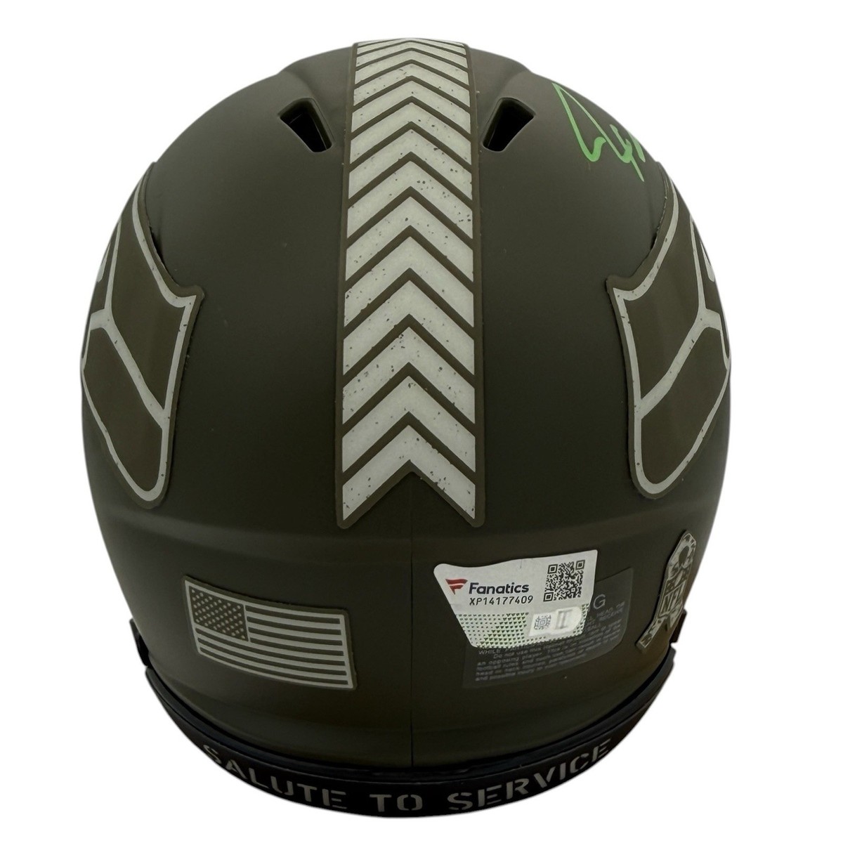Jaxon Smith-Njigba Seattle Seahawks Signed Mini Helmet STS1