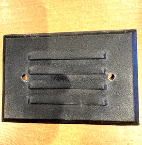 18 DECK LIGHTING Recessed Step Light Covers - 3.5" x 5" with slots