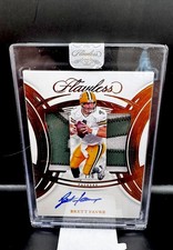 Brett Favre Flawless Dual Patch Auto 1/6 SSP 🔥 Packers HOF Encased Sealed