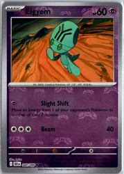 Elgyem 040/086 Black Bolt Master Ball Pattern Reverse Holo