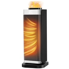 Staholz 3-in-1 Portable Space Heater w/ Humidifier, Ambient Light, Thermostat, 7