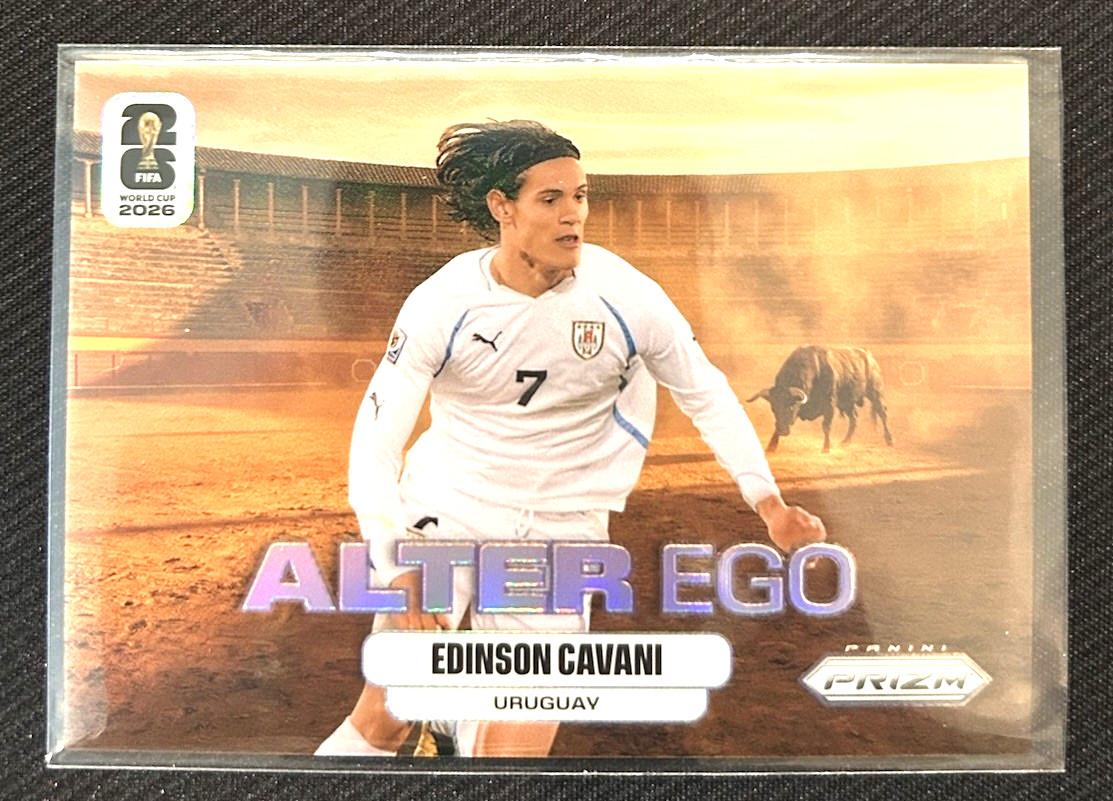 Edinson Cavani Alter Ego SSP CASE HIT 2026 Panini Prizm FIFA World Cup Uruguay