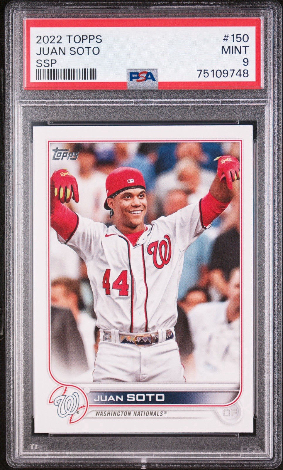2022 Topps #150 Juan Soto SSP Variation PSA 9