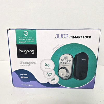 Hugolog JU02 Electronic Smart Deadbolt Lock - 20 user codes - New