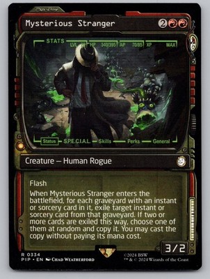 Mysterious Stranger (Showcase) 334 Universes Beyond: Fallout MTG NM