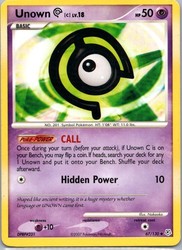 Unown [C] 67/130 Diamond & Pearl Uncommon