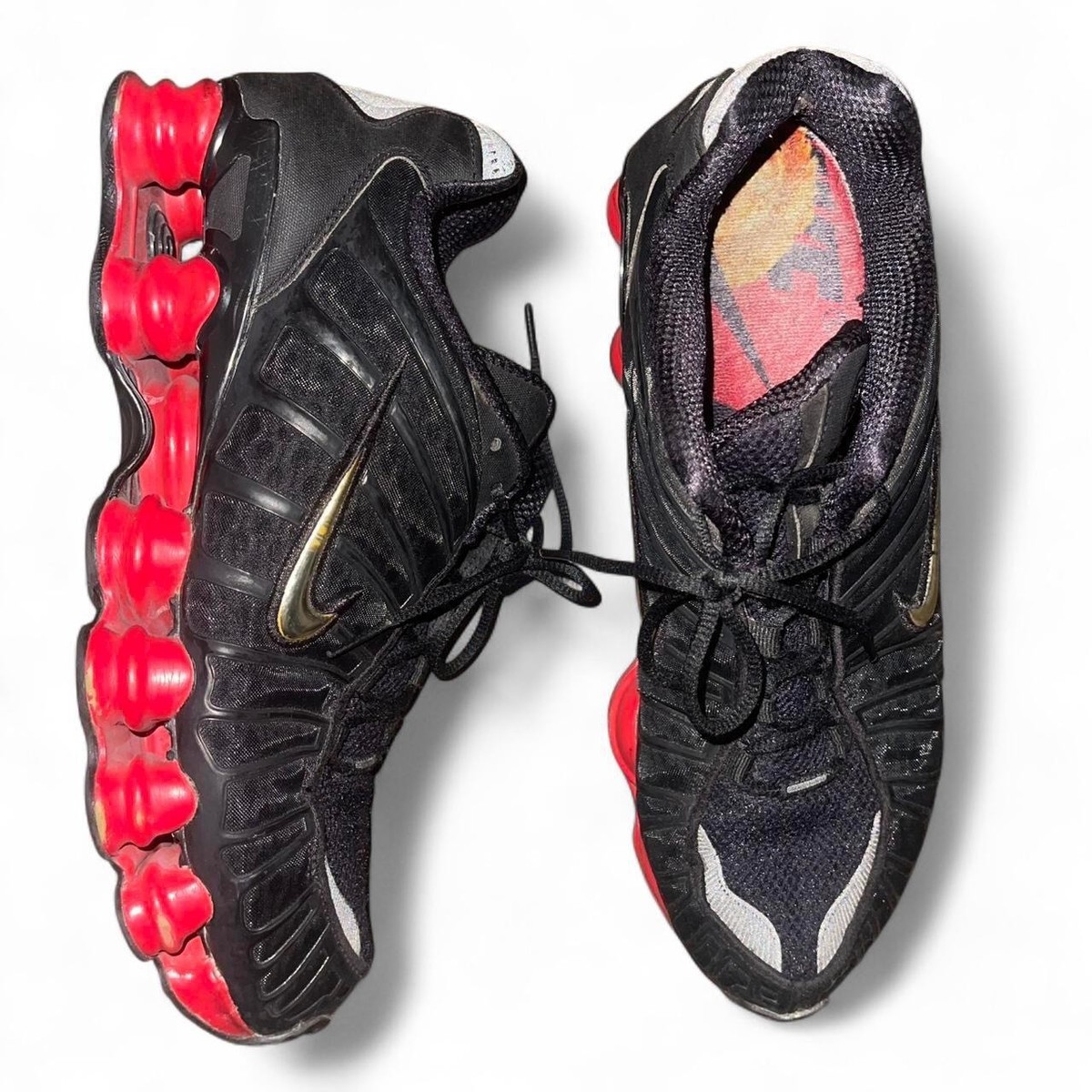 2019 NIKE SKEPTA X SHOX TL BLACK RED BRED SIZE 10 (CI0987-001) | eBay