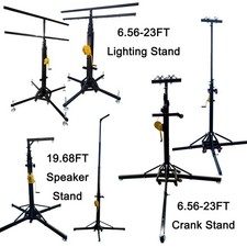 2PCS 23FT Lighting Stand 2PCS 23FT Truss Crank Stand 2PCS 19FT Speaker Stand