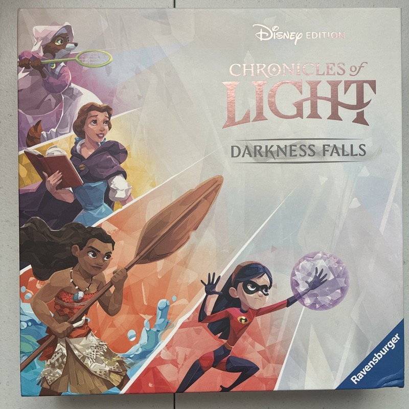 Disney Chronicles Of Light Darkness Falls Board Game Ages 8+ Cooperative Play