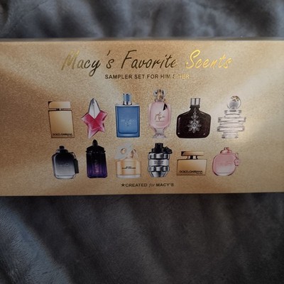 12 Macy's Favorite Scents Fragrance Sampler For Him & Her Makes a