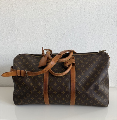Louis Vuitton Keepall 50 Bandoulière   Monogram   Reisetasche / Weekender