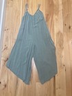 Tysa Sage colored spaghetti strap, wide leg romper/jumpsuit sz 00 — photo 10