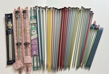 Lot of 46 Mixed Knitting Needles Susan Bates, Hero, Majesty, Boye
