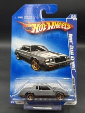 🥗2009 Hot Wheels GRAY BUICK GRAND NATIONAL Faster Then Ever 131/190 fte LOOK🥗