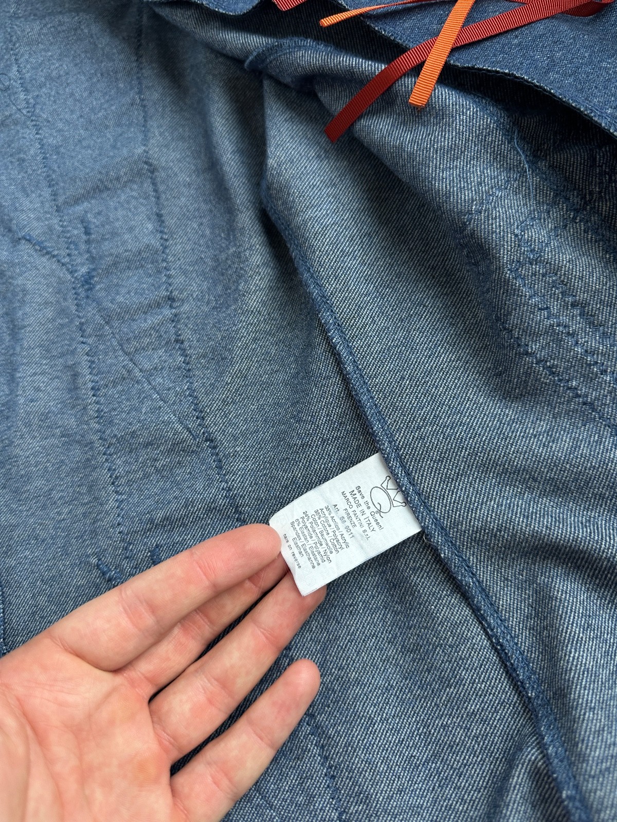 Save The Queen Y2K multicolour Patchwork Light De… - image 8