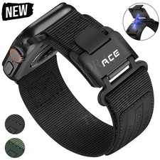 Magnetic Nylon Strap Band For Apple Watch Series 12 11 10 9 8 7 6 SE Ultra 4 3 2
