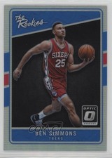 2016-17 Panini Donruss Optic The Rookies Holo Silver Prizm Ben Simmons #2 k3f