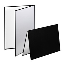 3 in 1 Photography Reflector Cardboard, 17 x 12 inches Folding Light Diffuser...
