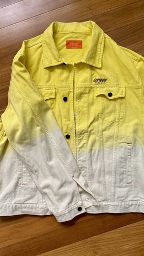 Iceberg History Men's XXL Vintage Jacket White Yellow Ombré Looney Tunes Speedy - Picture 3 of 9