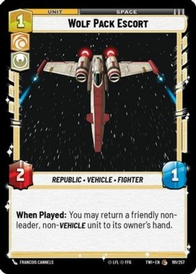 x4 Wolf Pack Escort - Foil C Star Wars Twilight of the Republic M/NM