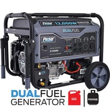Pulsar 12000 Watt Portable Dual Fuel Propane/...