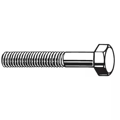 Class 8.8, M16-2.00 Hex Head Cap Screw, Black Oxide Steel, 65 Mm L, 10 Pk,