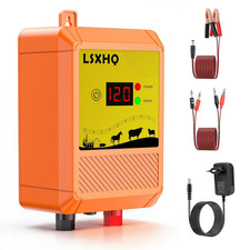 Imagen de 12KV Electric Fence Charger, 6.2 Miles(10Km) 2-J Energy Electric Fence for Lives