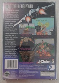 Star Fighter (Sega Saturn, 1996) Missing Front Half Of Case & No Manual 