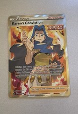 Karen's Conviction (Full Art) 193/198 Swsh06: Sword & Shield - Chilling Reign... on eBay