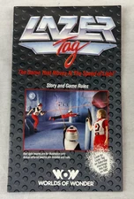 1986 LAZER TAG STORY AND GAME RULES 12 Pages 7 x 5 Worlds of Wonder, Inc