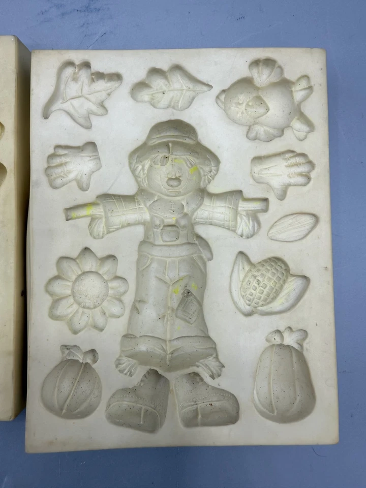 3 Sculpey Push Molde Aplique Decoración Polímero Muñeca Bebé Espantapájaros Niños Otoño Halloween Foto 2 de 4