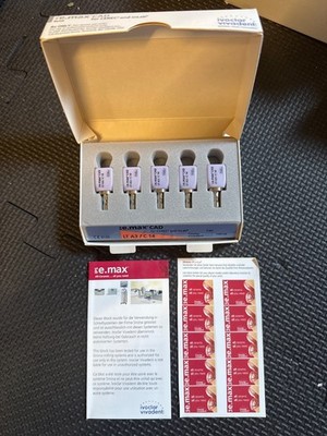IPS e.max CAD LT Cerec / inLab, C14, A3, Refill, Packung à 5 Stück