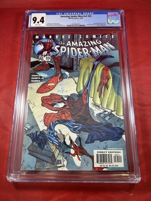 Amazing Spiderman V2 #35 CGC 9.4 Graded Marvel Comics Aunt May Discovers Peter 