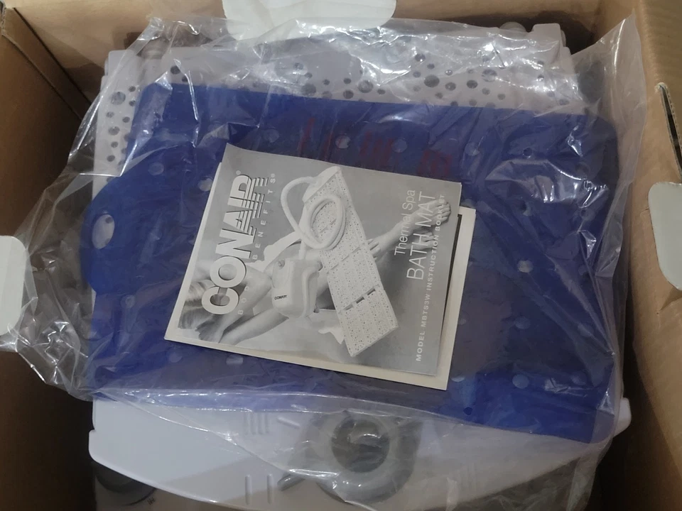 Alfombra térmica de baño conair Body Benefits MBTS3 masajeador de burbujas - caja abierta 020 Foto 3 de 4