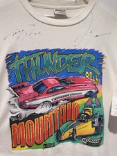 Vtg 1998 Bandimere Speedway NHRA T Shirt XXL Single Stitch Autographed Oneita