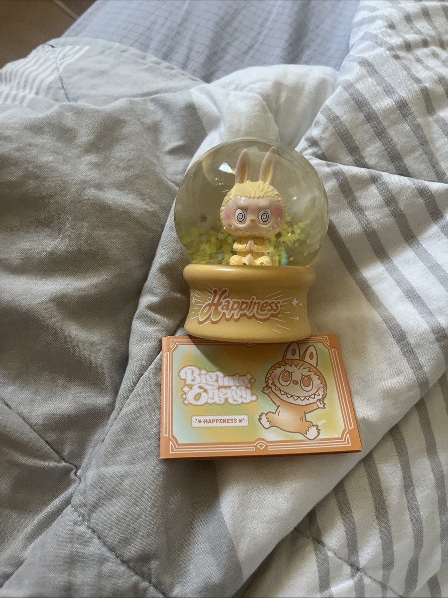 Big Into Energy Labubu Snow Globe By Popmart Authentic Happiness Big Into Energy Labubu Snow Globe By Popmart Authentic Happiness