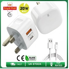 For Huawei P Smart 2019 Y9 Y6 Y7 Pro Micro USB Data Charger Charging Cable Mains