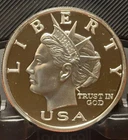 2000 Norfed Liberty $10 Vtg Rare Mint Bullion Round-0.999 Silver 1 Oz Coin