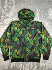 Chaqueta cortavientos geométrica con capucha multicolor XL The North Face para hombre