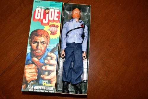 1970 repro G.I. JOE 2006 12" ADVENTURE TEAM SEA ADVENTURER NEW KUNG FU GRIP