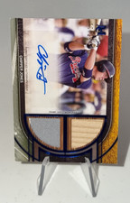 2025 Topps Museum Collection Chipper Jones Dual Patch Auto Bat Game Used /25