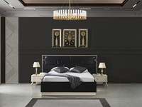 Luxus Schlafzimmer Nachttisch Betten Bett 3Tlg. Komplett Set Design Einrichtung