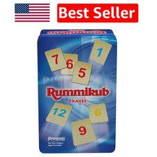 Rummikub in Travel Storage Tin - Perfect for Family Game Nights