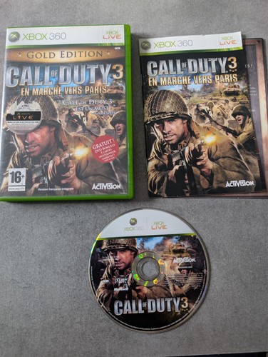 (X360-4) XBOX 360 Call of Duty 3 Gold Edition | eBay
