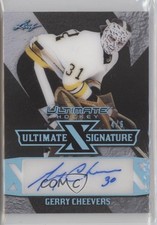 2023 Leaf Ultimate X Signature Platinum Spectrum 4/6 Gerry Cheevers Auto HOF rw6