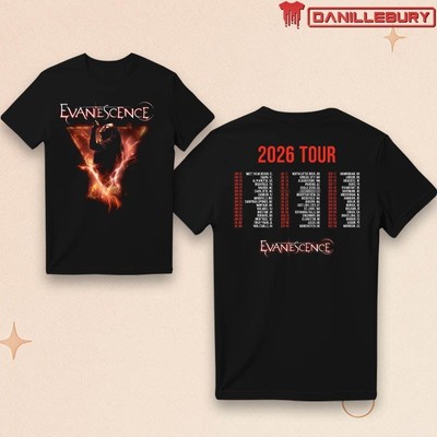Evanescence 2026 Tour T-Shirt, Gift For Fan