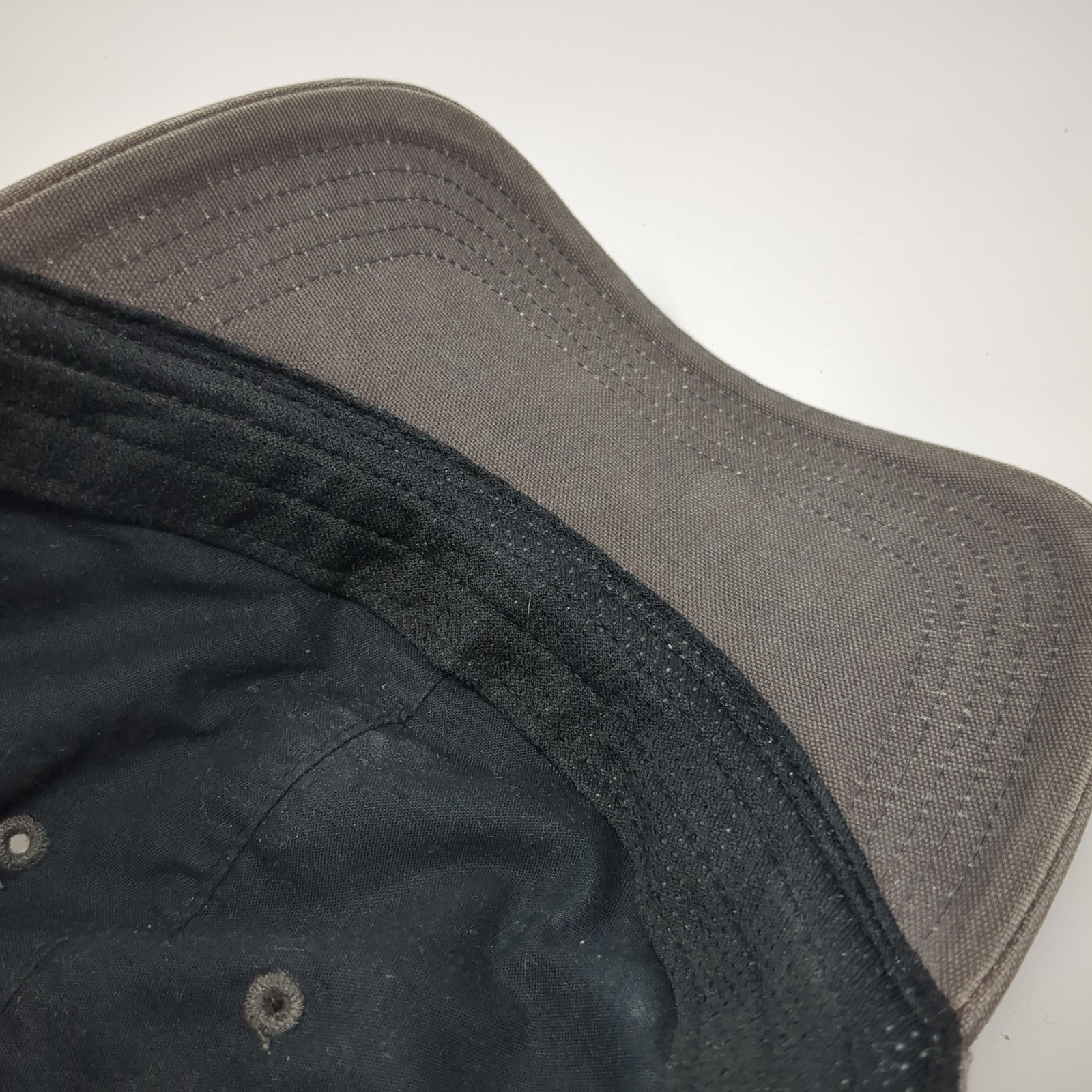 Carhartt Strapback Hat Solid Gray One Size Leathe… - image 8