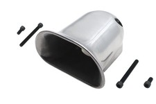 Linkert Carburetor Air Scoop Polished For Harley-davidson