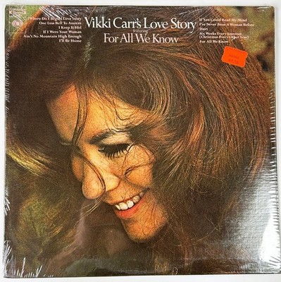 Vikki Carr Vikki Carr Love Story For All We Know Vinyl LP Factory Sealed, NEW