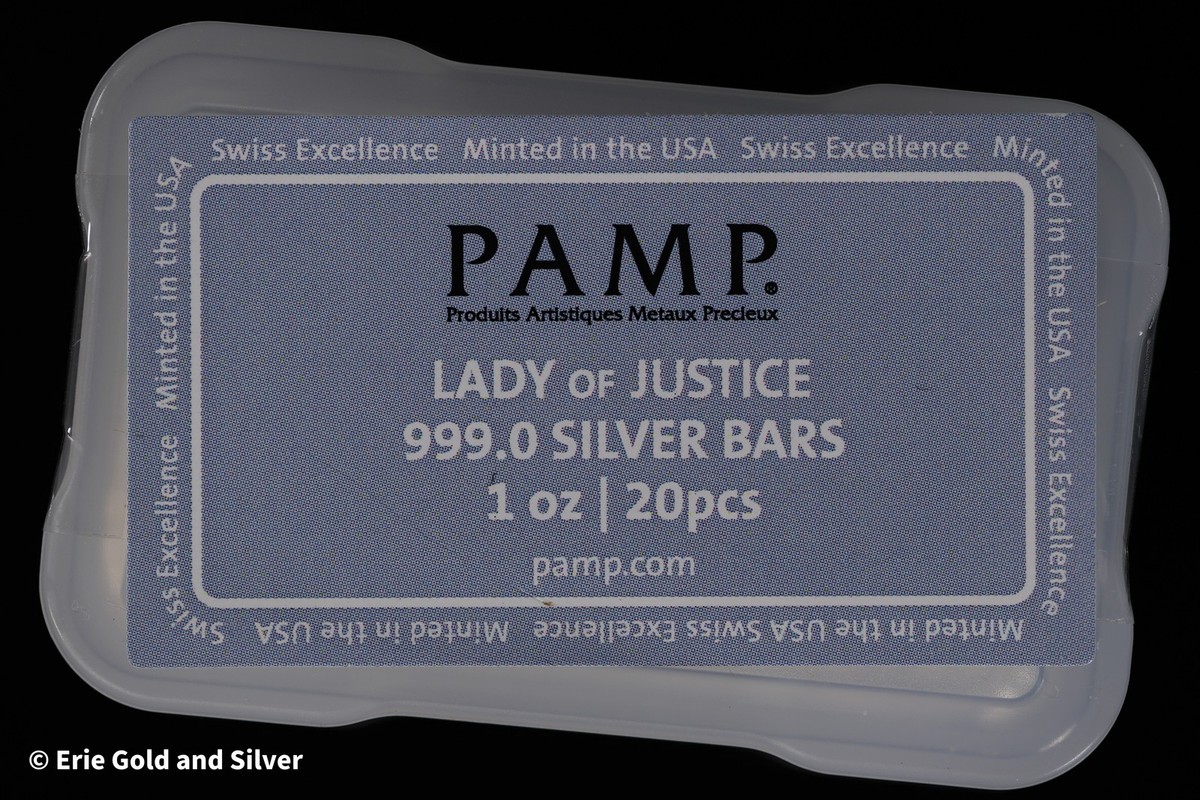 PAMP Suisse Lady of Justice 1 oz .999 Silver Bar | eBay